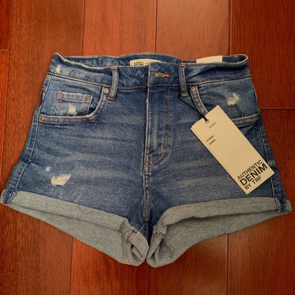 NWT ZARA JEAN SHORT